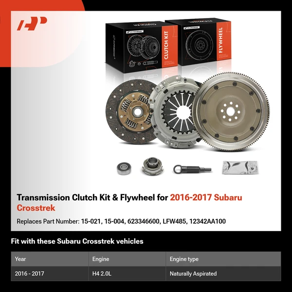 Transmission Clutch Kit & Flywheel for 2016-2017 Subaru Crosstrek