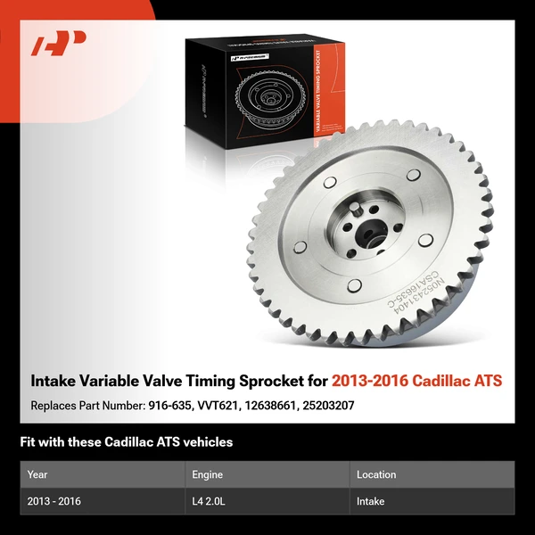 Intake Variable Valve Timing Sprocket for 2013-2016 Cadillac ATS