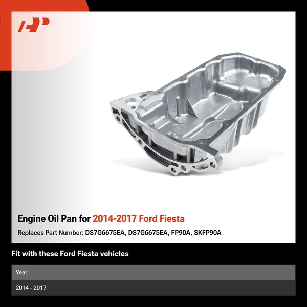 Engine Oil Pan for 2014-2017 Ford Fiesta