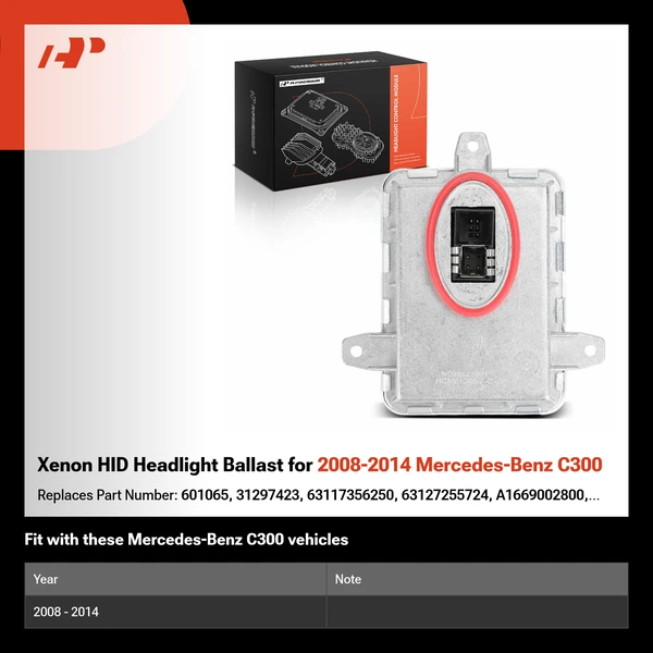 Xenon HID Headlight Ballast for 2008-2014 Mercedes-Benz C300