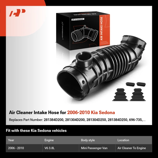 Air Cleaner Intake Hose for 2006-2010 Kia Sedona
