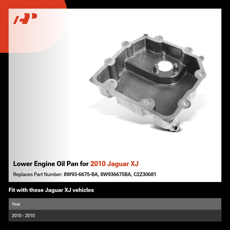 Lower Engine Oil Pan for 2010 Jaguar XJ