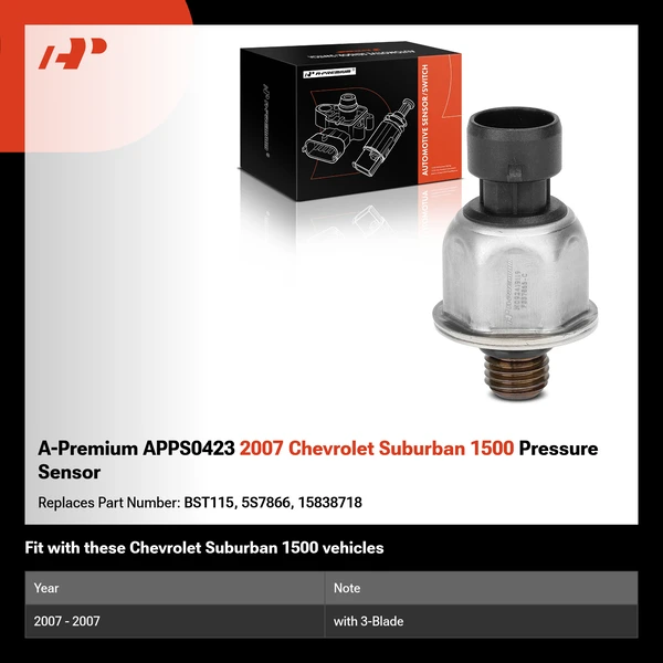 A-Premium APPS0423 2007 Chevrolet Suburban 1500 Pressure Sensor