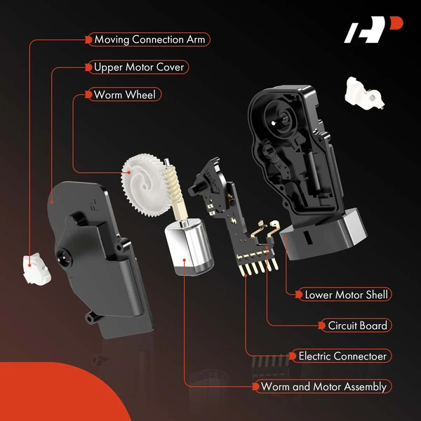 2 Pcs Door Lock Actuator for Ford Expedition Ranger Taurus B4000