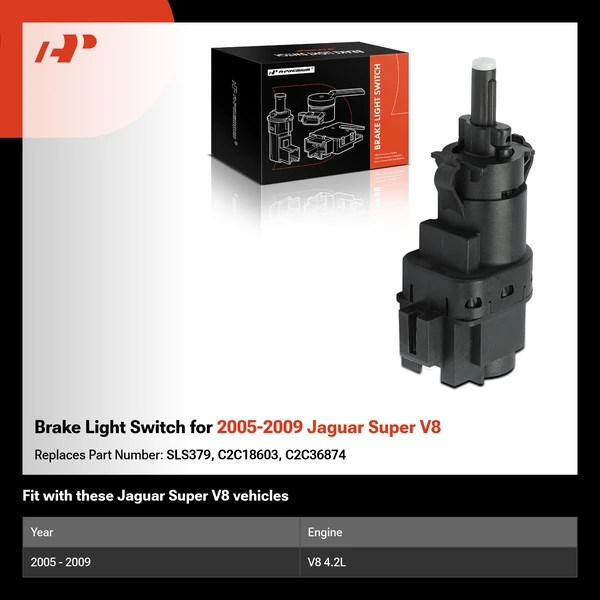 Brake Light Switch for 2005-2009 Jaguar Super V8