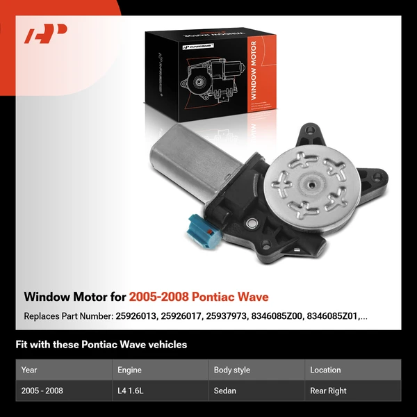 Window Motor for 2005-2008 Pontiac Wave