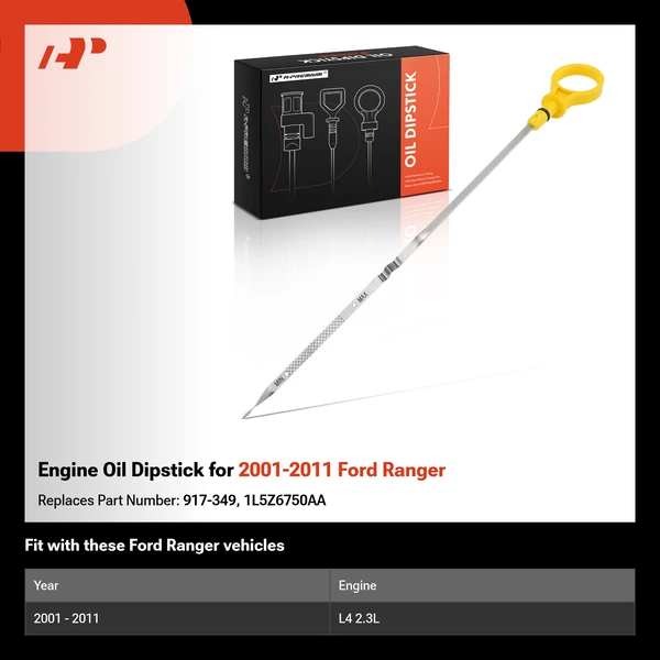Engine Oil Dipstick for 2001-2011 Ford Ranger