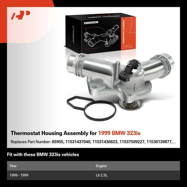 Thermostat Housing Assembly for 1999 BMW 323is