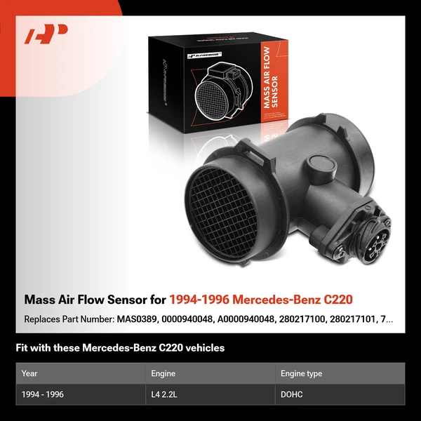 Mass Air Flow Sensor for 1994-1996 Mercedes-Benz C220