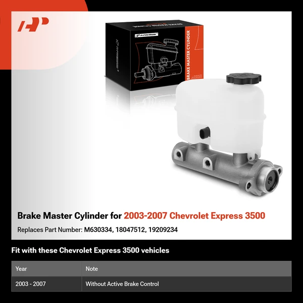 Brake Master Cylinder for 2003-2007 Chevrolet Express 3500