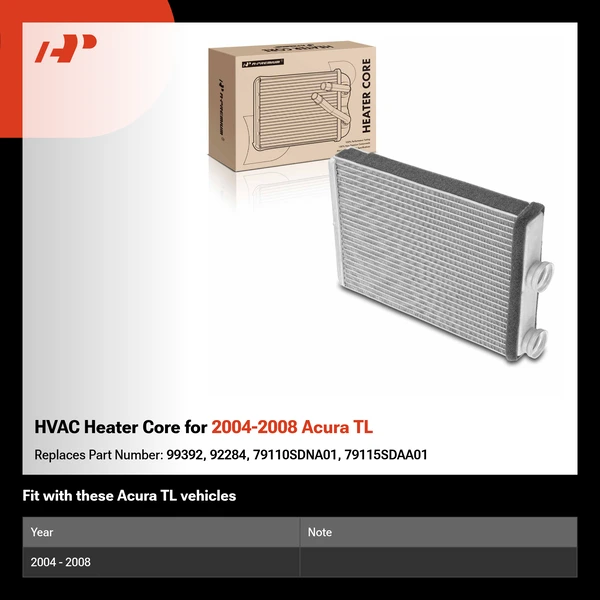 HVAC Heater Core for 2004-2008 Acura TL