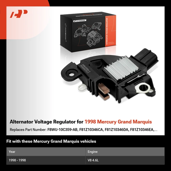 Alternator Voltage Regulator for 1998 Mercury Grand Marquis