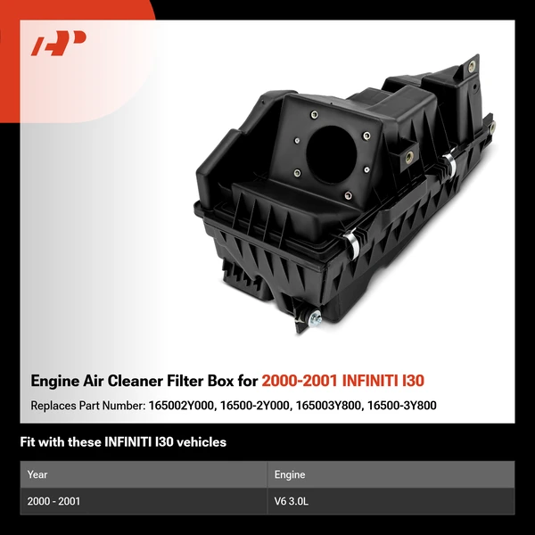 Engine Air Cleaner Filter Box for 2000-2001 INFINITI I30