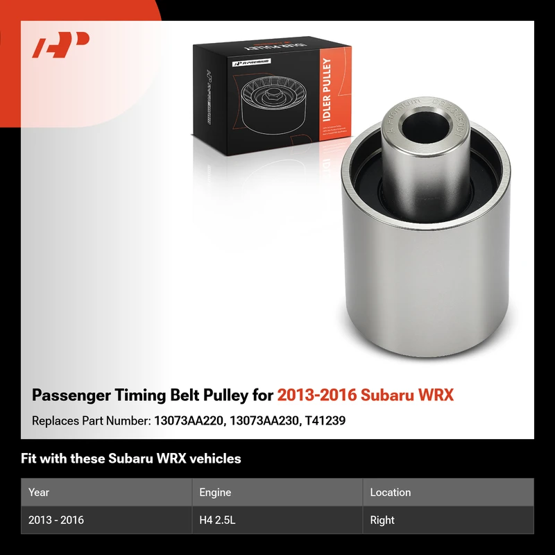 Passenger Timing Belt Pulley for 2013-2016 Subaru WRX