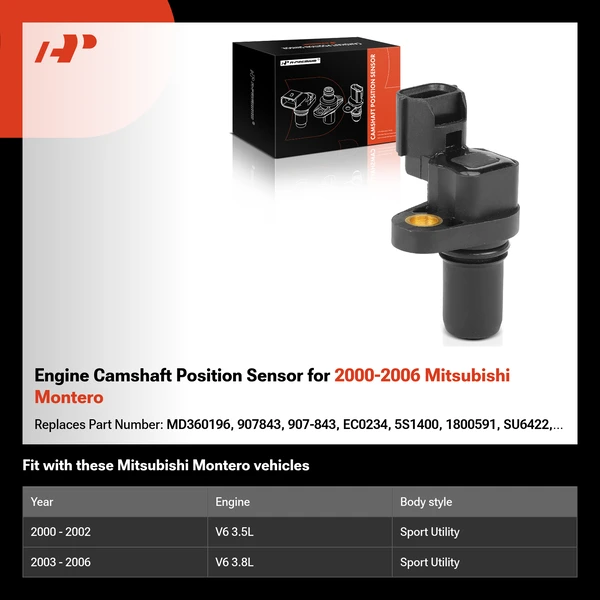Engine Camshaft Position Sensor for 2000-2006 Mitsubishi Montero
