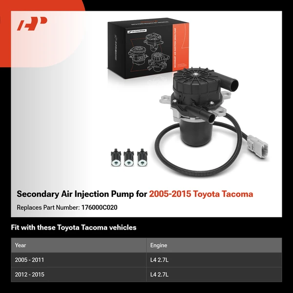 Secondary Air Injection Pump for 2005-2015 Toyota Tacoma