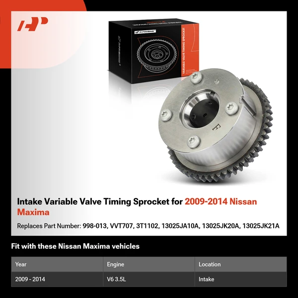 Intake Variable Valve Timing Sprocket for 2009-2014 Nissan Maxima