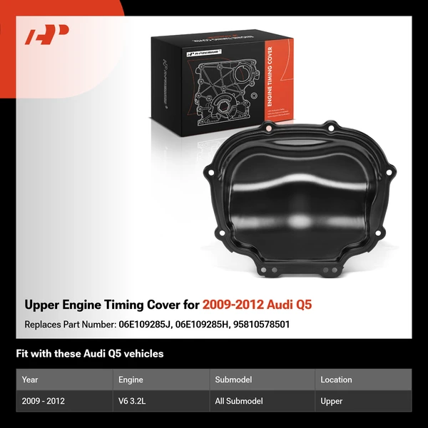 Upper Engine Timing Cover for 2009-2012 Audi Q5
