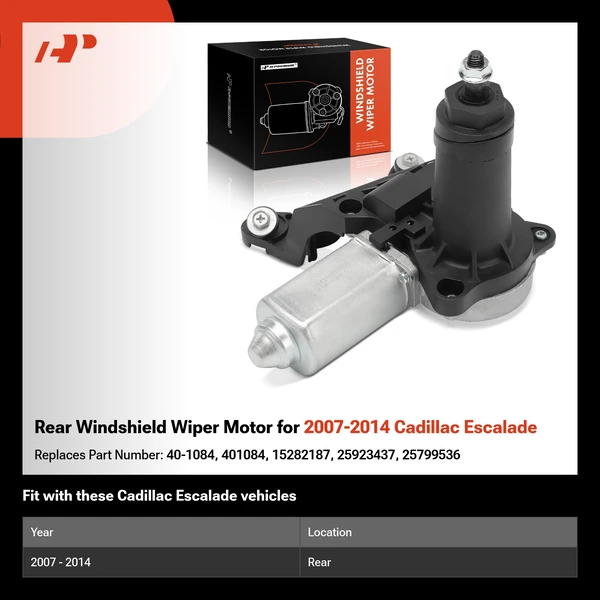 Rear Windshield Wiper Motor for 2007-2014 Cadillac Escalade