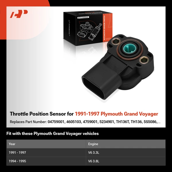 Throttle Position Sensor for 1991-1997 Plymouth Grand Voyager