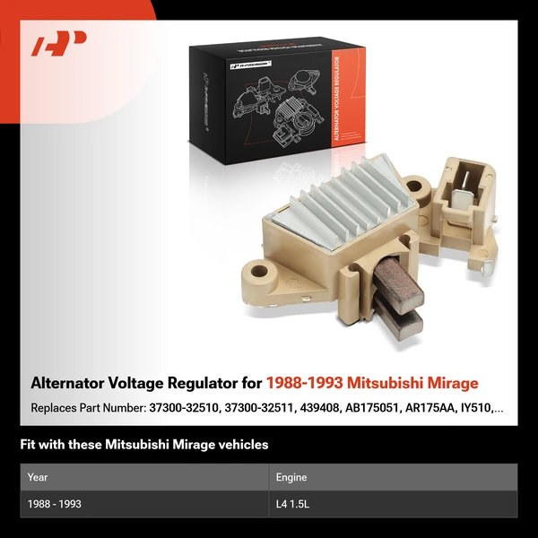 Alternator Voltage Regulator for 1988-1993 Mitsubishi Mirage