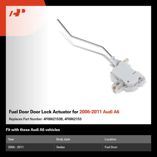Fuel Door Door Lock Actuator for 2006-2011 Audi A6