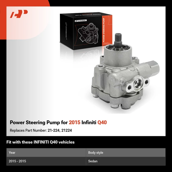 Power Steering Pump for 2015 Infiniti Q40