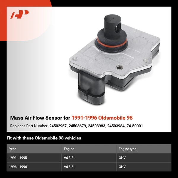Mass Air Flow Sensor for 1991-1996 Oldsmobile 98