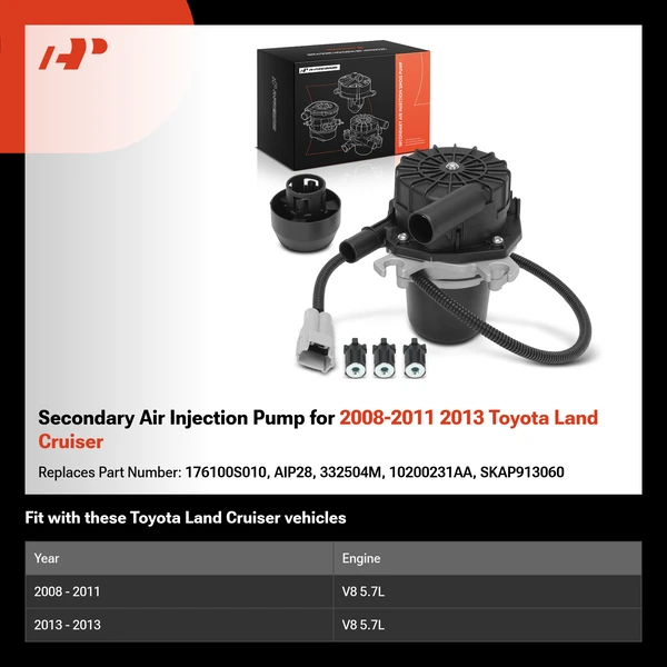 Secondary Air Injection Pump for 2008-2011 2013 Toyota Land Cruiser