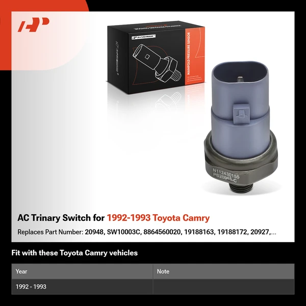 AC Trinary Switch for 1992-1993 Toyota Camry