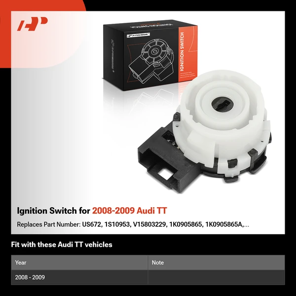 Ignition Switch for 2008-2009 Audi TT