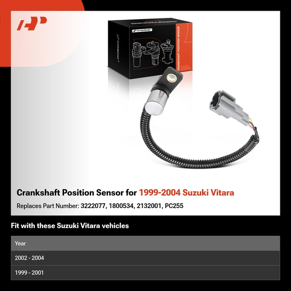 Crankshaft Position Sensor for 1999-2004 Suzuki Vitara