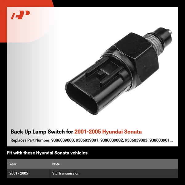 Back Up Lamp Switch for 2001-2005 Hyundai Sonata