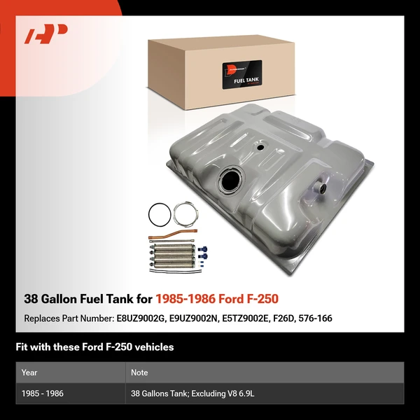 38 Gallon Fuel Tank for 1985-1986 Ford F-250