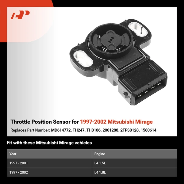 Throttle Position Sensor for 1997-2002 Mitsubishi Mirage