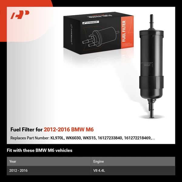 Fuel Filter for 2012-2016 BMW M6