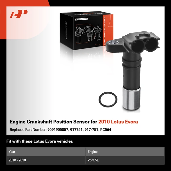 Engine Crankshaft Position Sensor for 2010 Lotus Evora