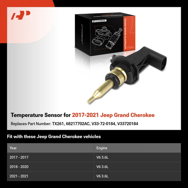 Temperature Sensor for 2017-2021 Jeep Grand Cherokee