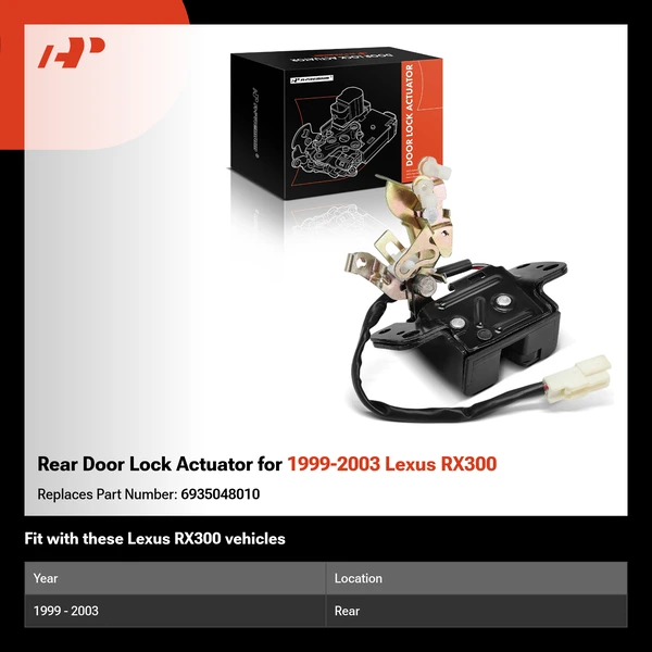 Rear Door Lock Actuator for 1999-2003 Lexus RX300