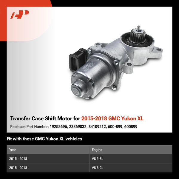 Transfer Case Shift Motor for 2015-2018 GMC Yukon XL