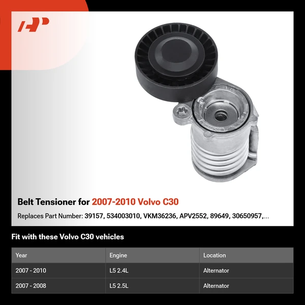 Belt Tensioner for 2007-2010 Volvo C30