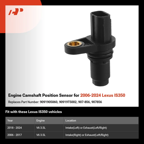 Engine Camshaft Position Sensor for 2006-2024 Lexus IS350