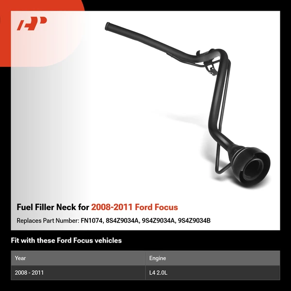 Fuel Filler Neck for 2008-2011 Ford Focus