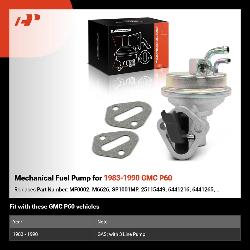 Mechanical Fuel Pump for 1983-1990 GMC P60