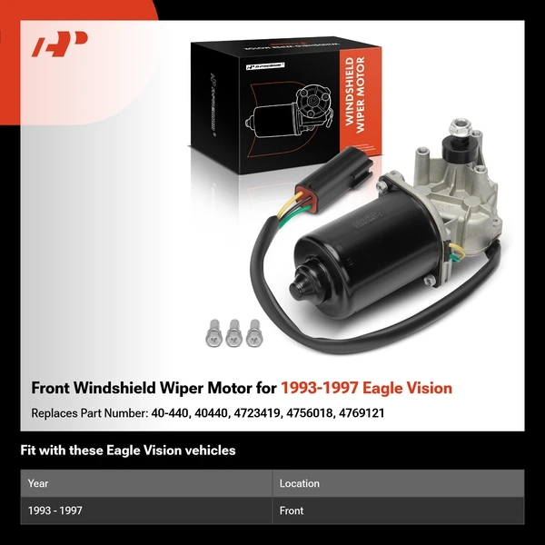 Front Windshield Wiper Motor for 1993-1997 Eagle Vision