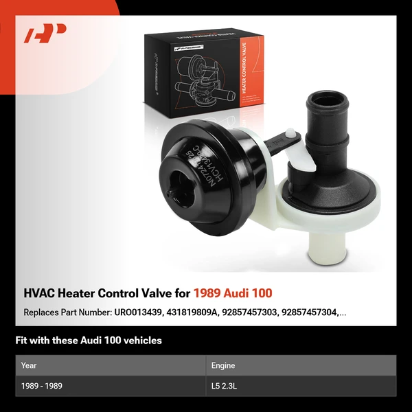 HVAC Heater Control Valve for 1989 Audi 100