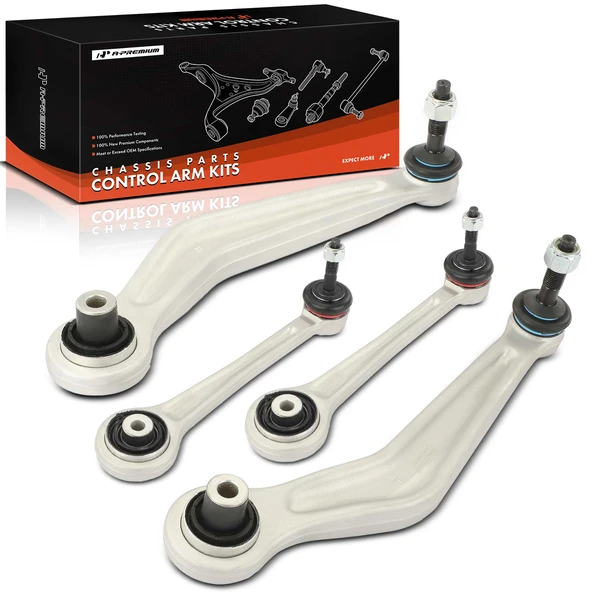 4-Pc Control Arm and Ball Joint Assembly, Rear Upper with Ball Joint A-Premium APCA6107