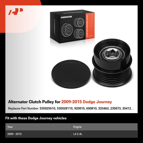 Alternator Clutch Pulley for 2009-2015 Dodge Journey