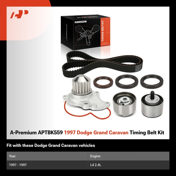 A-Premium APTBK559 1997 Dodge Grand Caravan Timing Belt Kit