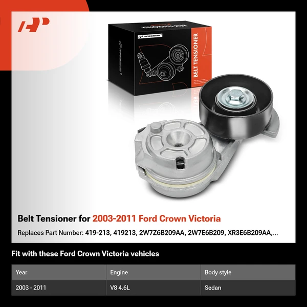 Belt Tensioner for 2003-2011 Ford Crown Victoria